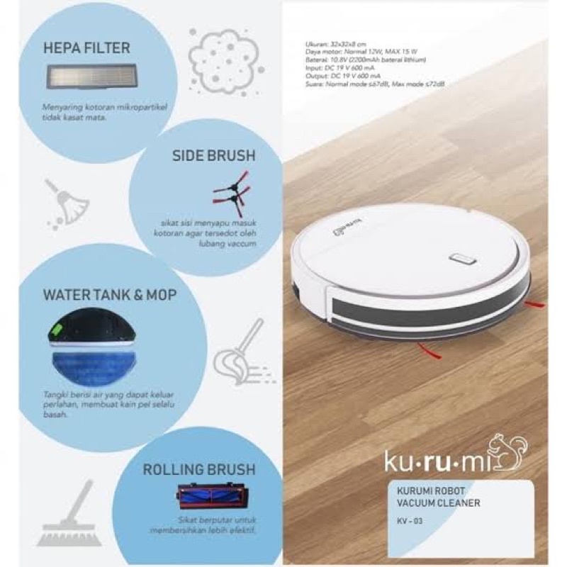 Kurumi Vacuum Robot
