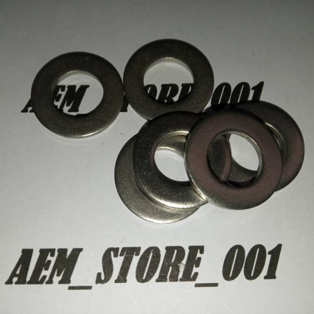 Ring flat M12 stainless 304