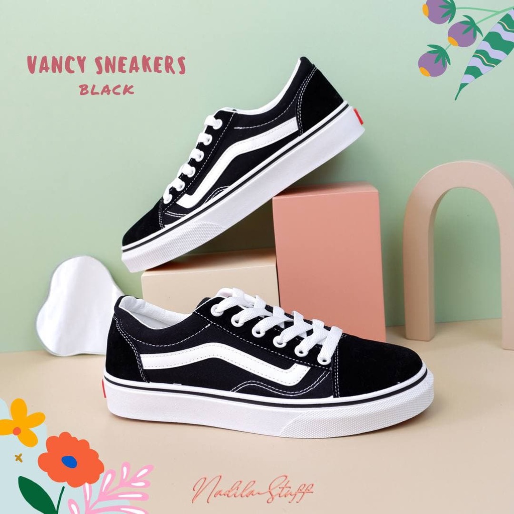 NADILASTUFF Legend ‘Vancy OS &amp; Checkerboard Catur Sepatu Wanita Sneakers Premium