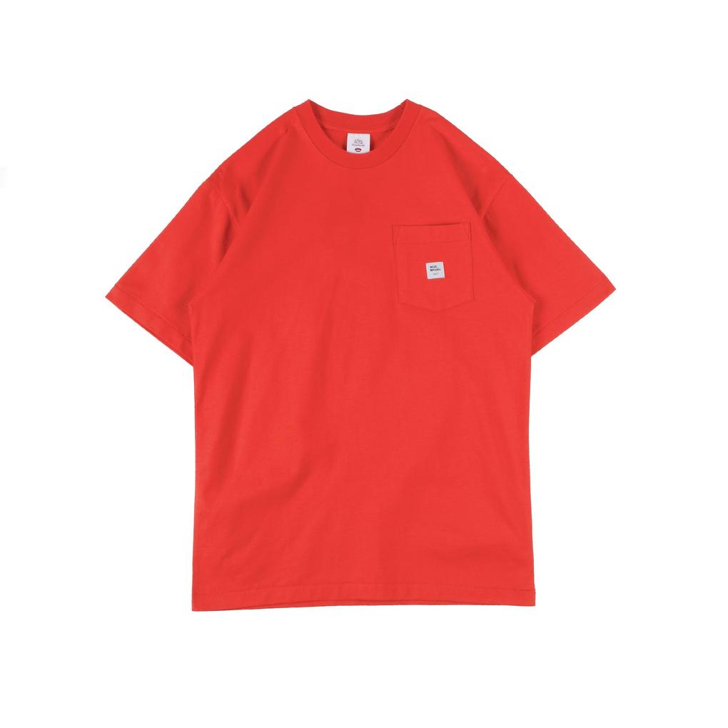 UNKL 347HC Anmo Pocket Red Heavy Cotton T-Shirt