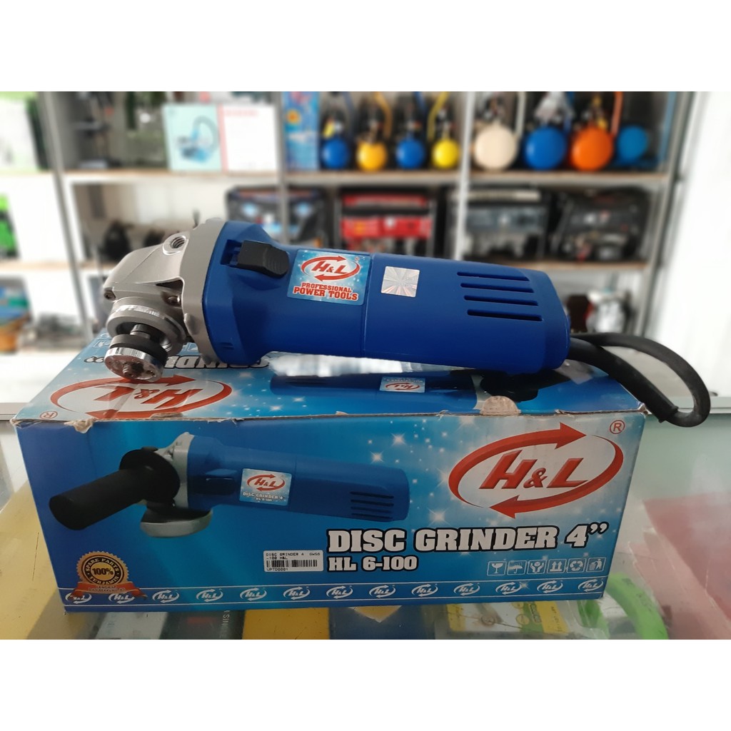 H&L HL-100 Gerinda Listrik 6.8 kg, Desain Ergonomis untuk Pekerjaan Berat