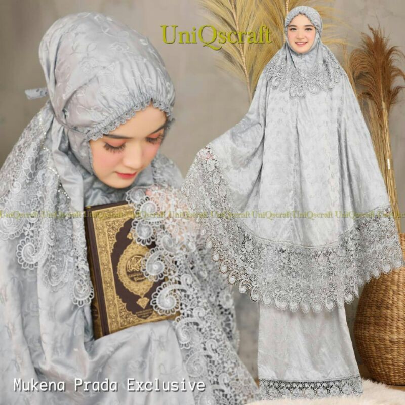 SET MUKENA PRADA EXCLUSIVE PLUS TAS