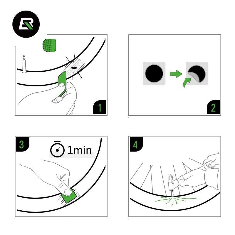 Rockbros peralatan portable Tambal ban Sepeda tire repair kit GJ-2001