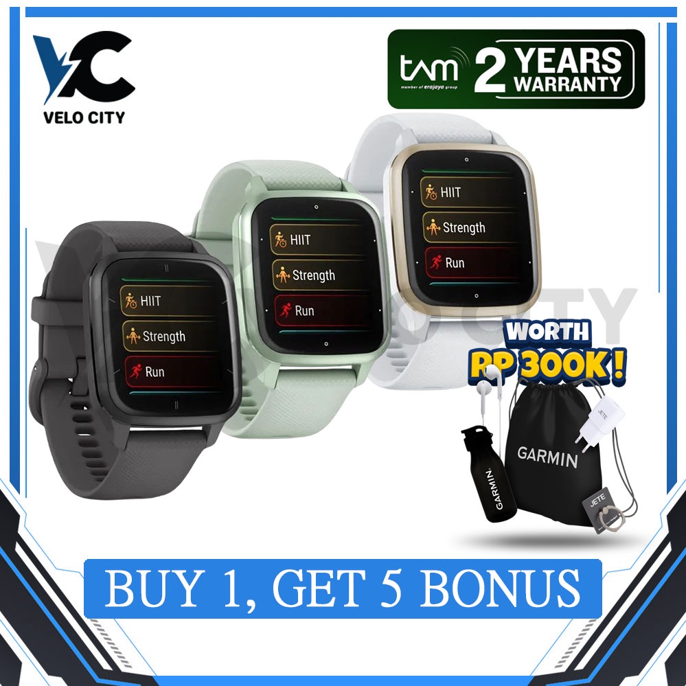 Garmin Venu SQ 2 Non Music Venu Sq2 Smart Watch - Garansi Resmi 2 Tahun