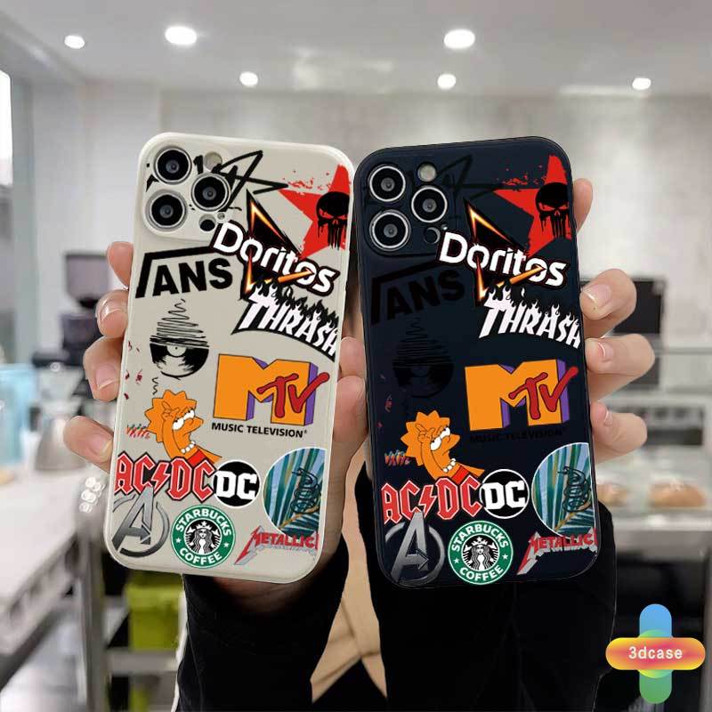 Soft Case Compatible For IPhone 7 Plus 11 6 6S 8 Plus XR 11 12 13 PRO MAX 11 12 13 mini X XS MAX Se 2020 6SPlus 7Plus 6Plus 8Plus XSMAX Anime Super cute Graffiti Phone Case