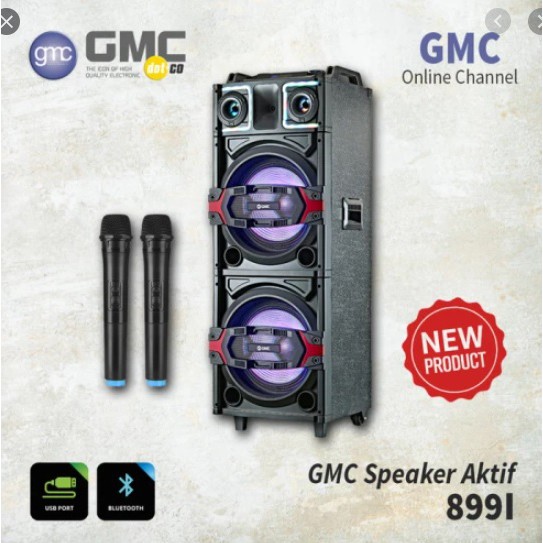 (PENGIRIMAN KHUSUS JNT/JNE/EKSPEDISI) Speaker Jumbo GMC 899i Bluetooth