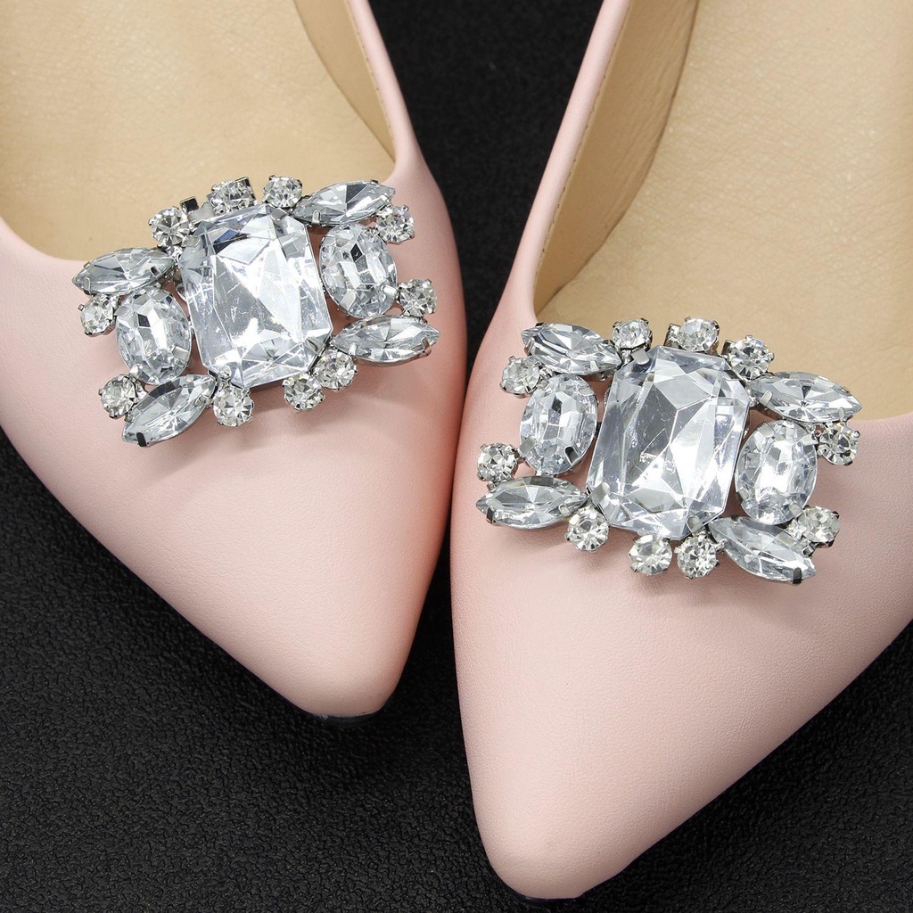 Nanas 1PC Dekorasi Sepatu Klip Aksesoris Wedding Bride Charm Gesper
