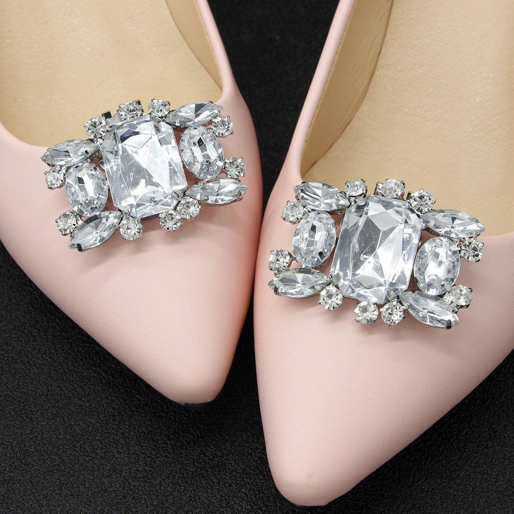 Nanas 1PC Dekorasi Sepatu Klip Aksesoris Wedding Bride Charm Gesper