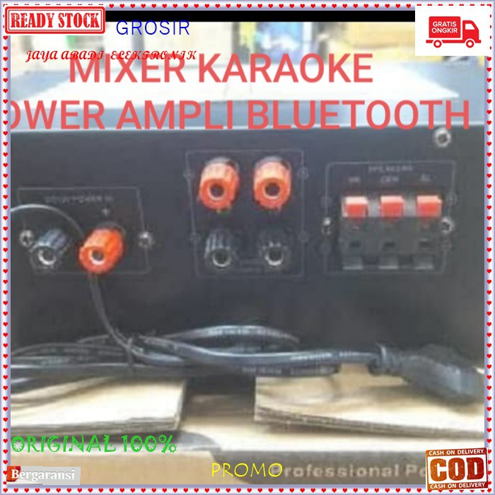 G448 Ampli bluetooth Power Amplifier bluetoot Equalizer mixer bluetot karaoke blutut mixing ampli USB MP3 player audio sound AC DC pro aux dj mp3 ORIGINAL  JACK RODWELL FIRSTCLASS  Bisa BLUETOOTH ke segala merek HANDPHONE  AC DAN DC BISA JG DI PAKE DI MOB