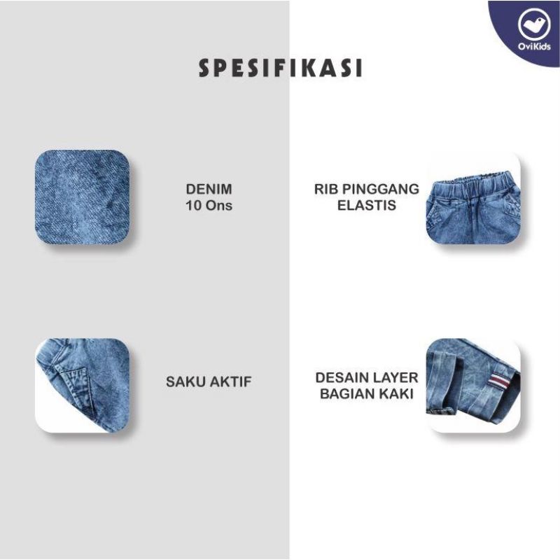 Celana jeans anak panjang snowash