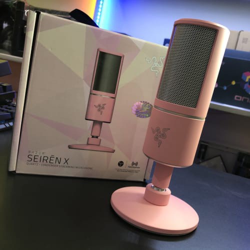 Razer Seiren X Quartz Gaming Microphone Shopee Indonesia