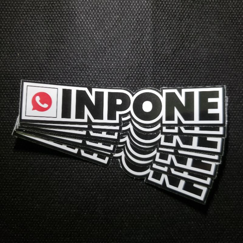 Sticker Stiker INPONE IPONE VINYL DRAG HEREX JDM MOTOR MOBIL