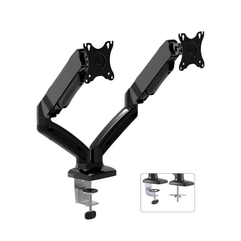 Bracket monitor dual arm HYDRA ZDP1128 10 - 27 inch Gas Spring