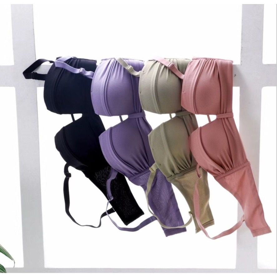 [ LINGERIE MASTER ] - (B-33) Hot Item Bra Wanita Model Tanpa Kawat Dengan Bahan Halus Dan Hiasan Renda Sexy-2