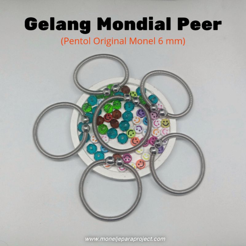 Gelang Anak Step Motif Peer (Pentol original monel)