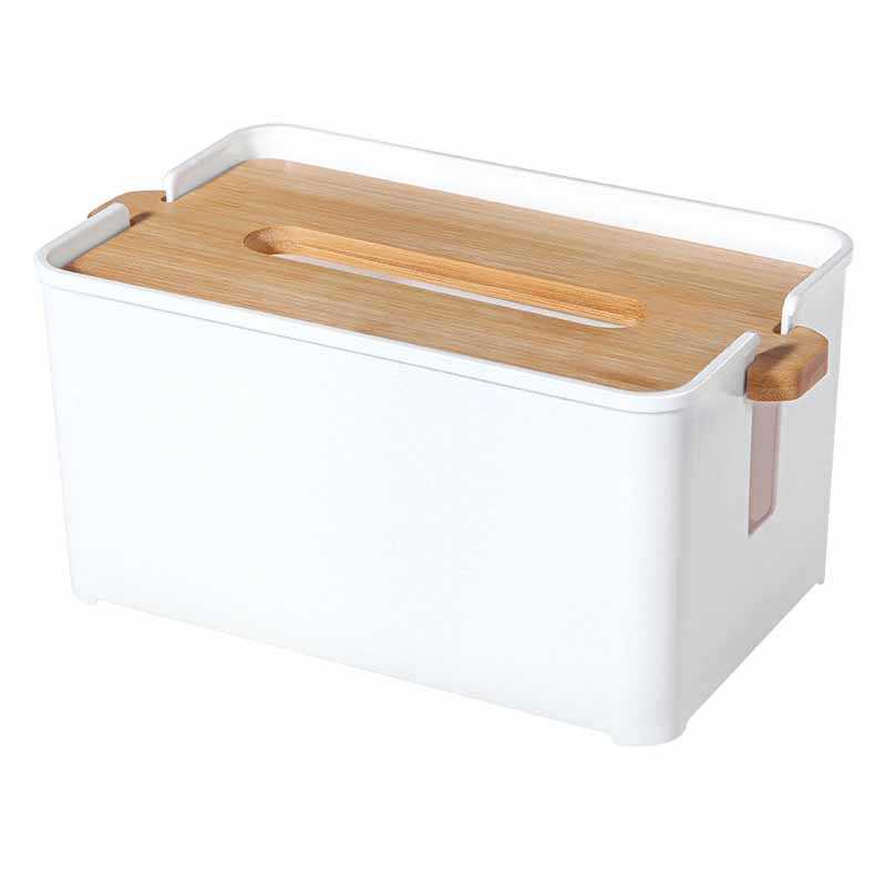 Kotak Tisu Kayu Minimalis Tissue Box Perlengkapan Rumah Tangga Organizer Rumah Wadah