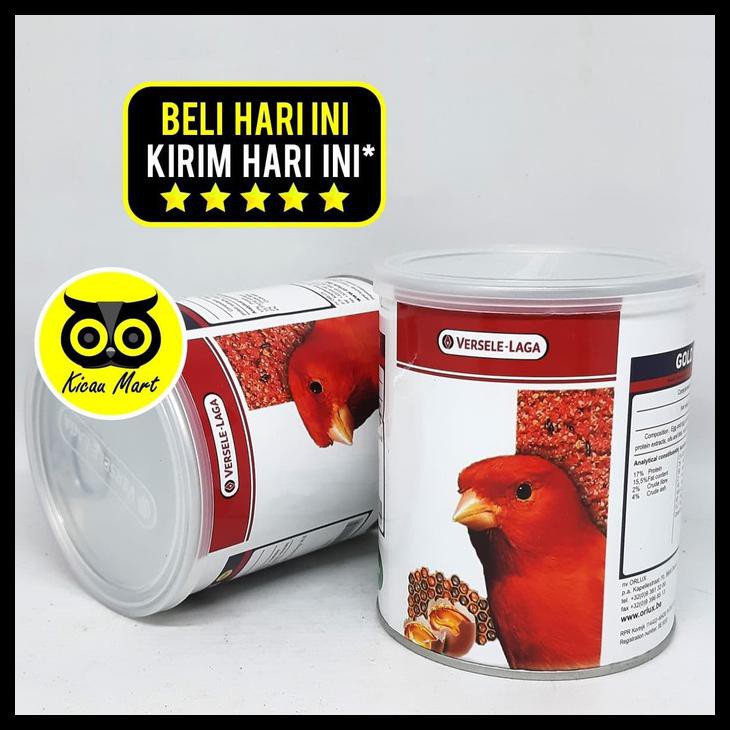 Indh Pakan Makanan Burung Kenari Merah Gold Patee Red Versele Laga Import Terjamin Kode 403