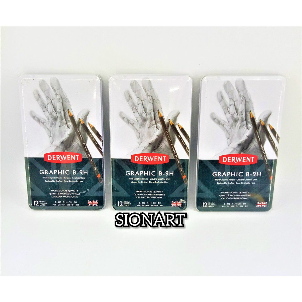 

Derwent Graphite Technical Drawing Pencil -Set of 12, Hard Graphic