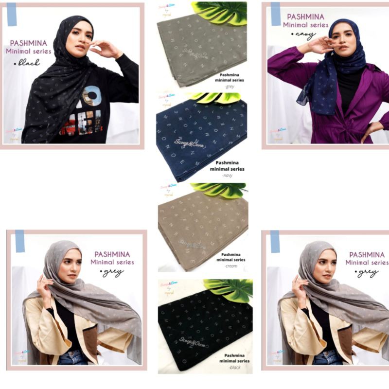 Hijab PASHMINA MINIMAL SERIES MONEL BY MAKA_BOUTIQUE