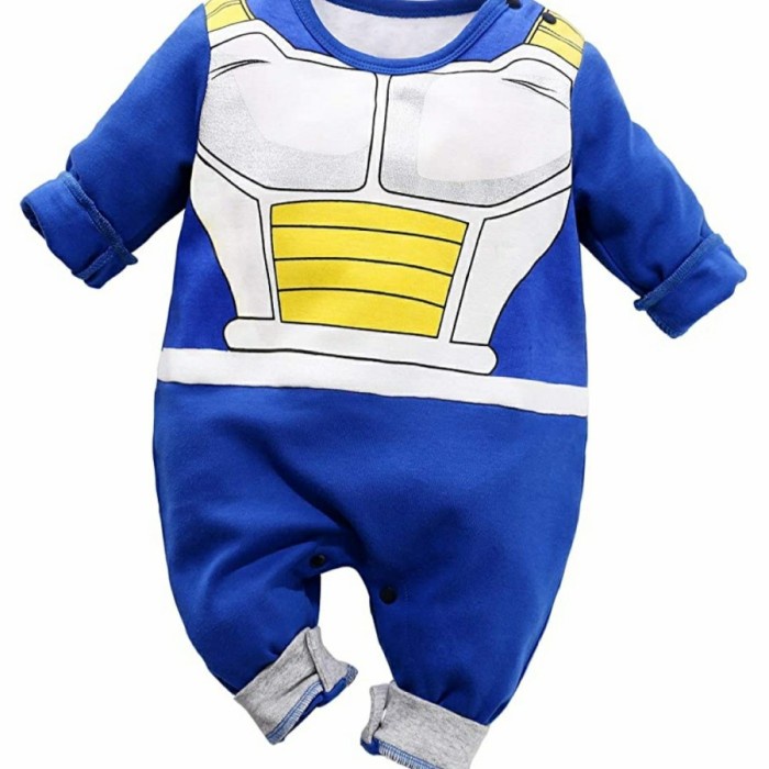 R3STOCK BAJU KOSTUM BAYI DRAGON BALL VEGETA BABY ROMPER BABY COSTUME /K: