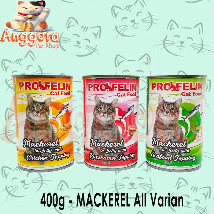 Makanan Kucing kaleng Profelin 400gr 1Dus 24 kaleng All Varian ( EKSPEDISI )