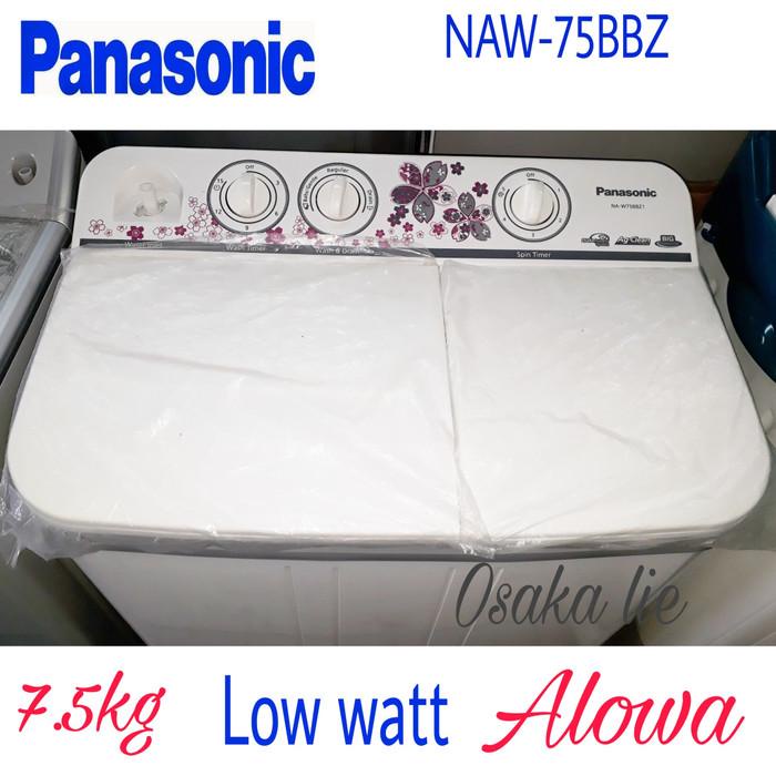 Mesin Cuci Alowa Panasonic Naw-75Bbz 7.5Kg 2 Tabung