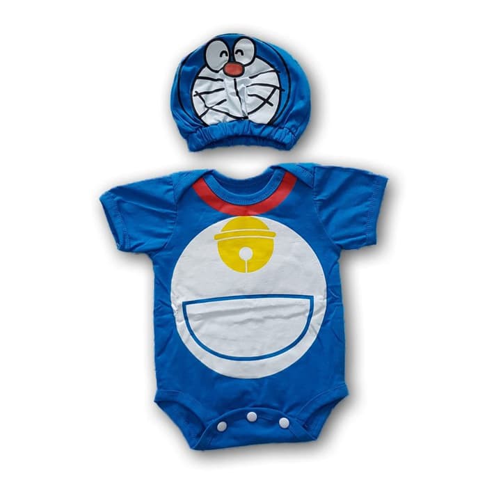 Baju Jumper Karakter Kostum Jumper Bayi Laki Laki Perempuan Doraemon
