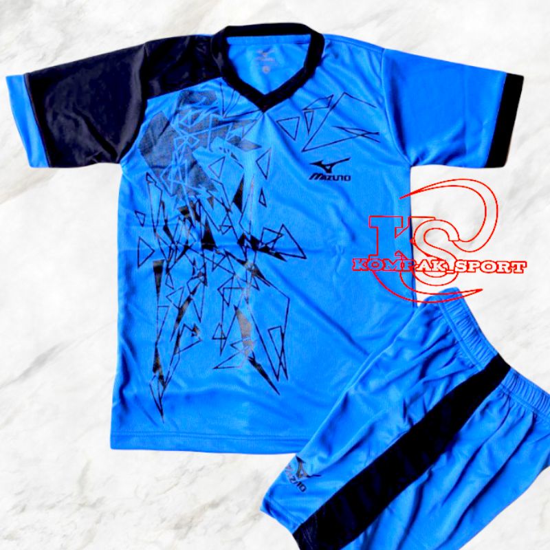 Set Jersey anak usia 6 - 14 tahun baju olahraga pakaian futsal volly tenis badminton sepak bola baju olahraga model pecah baeling