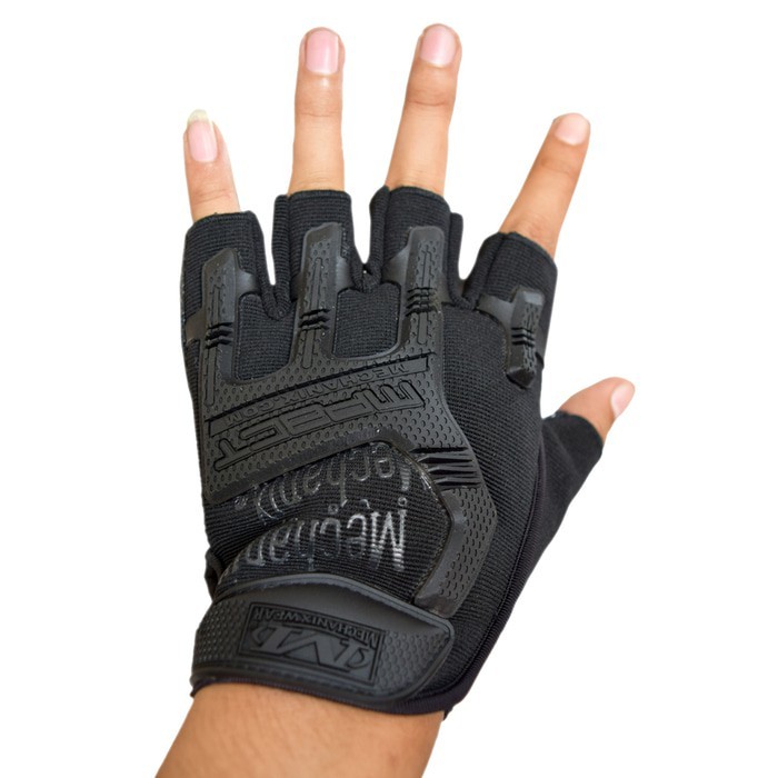 Half Sarung Tangan Motor Sepeda Glove Airsoft Tactical Mechanix Military Off Road M-Pact Covert