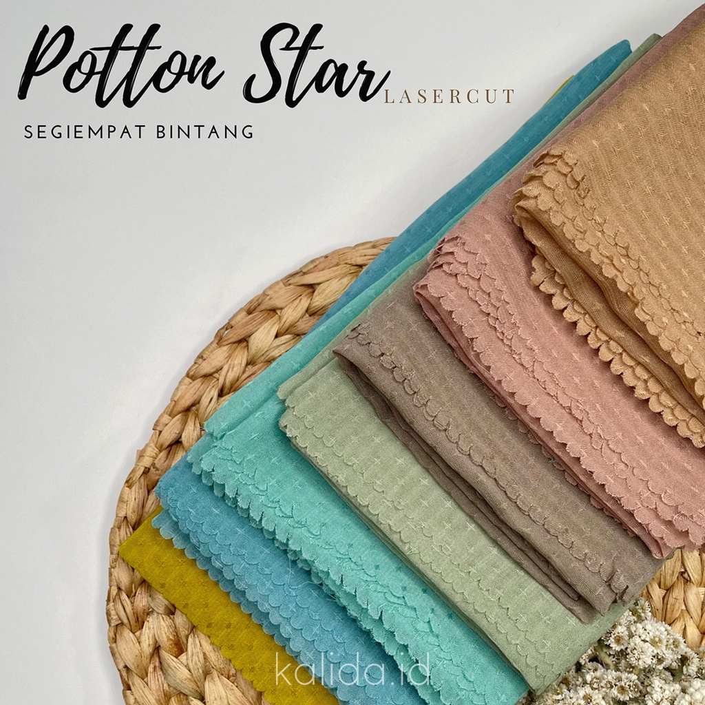 POTTON STAR / POTTON STARS/ SEGIEMPAT BINTANG LASERCUT