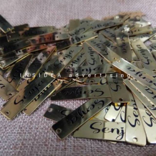 HIJAB LABEL motif PERSEGI PANJANG