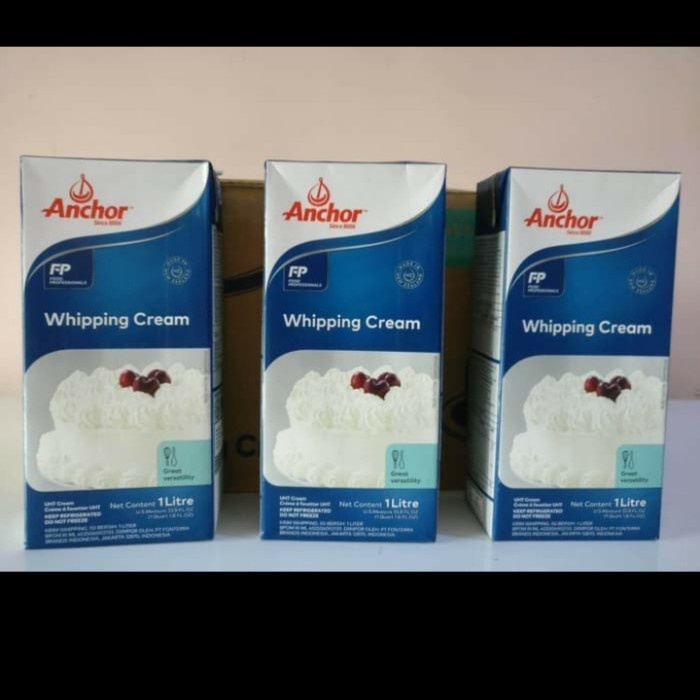 

Krim- Same Day Only - Anchor Whipping Cream / Whip Cream 1Liter -Krim.
