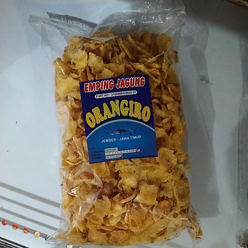 

Emping Jagung Orangiro | Oleh-oleh khas Jember