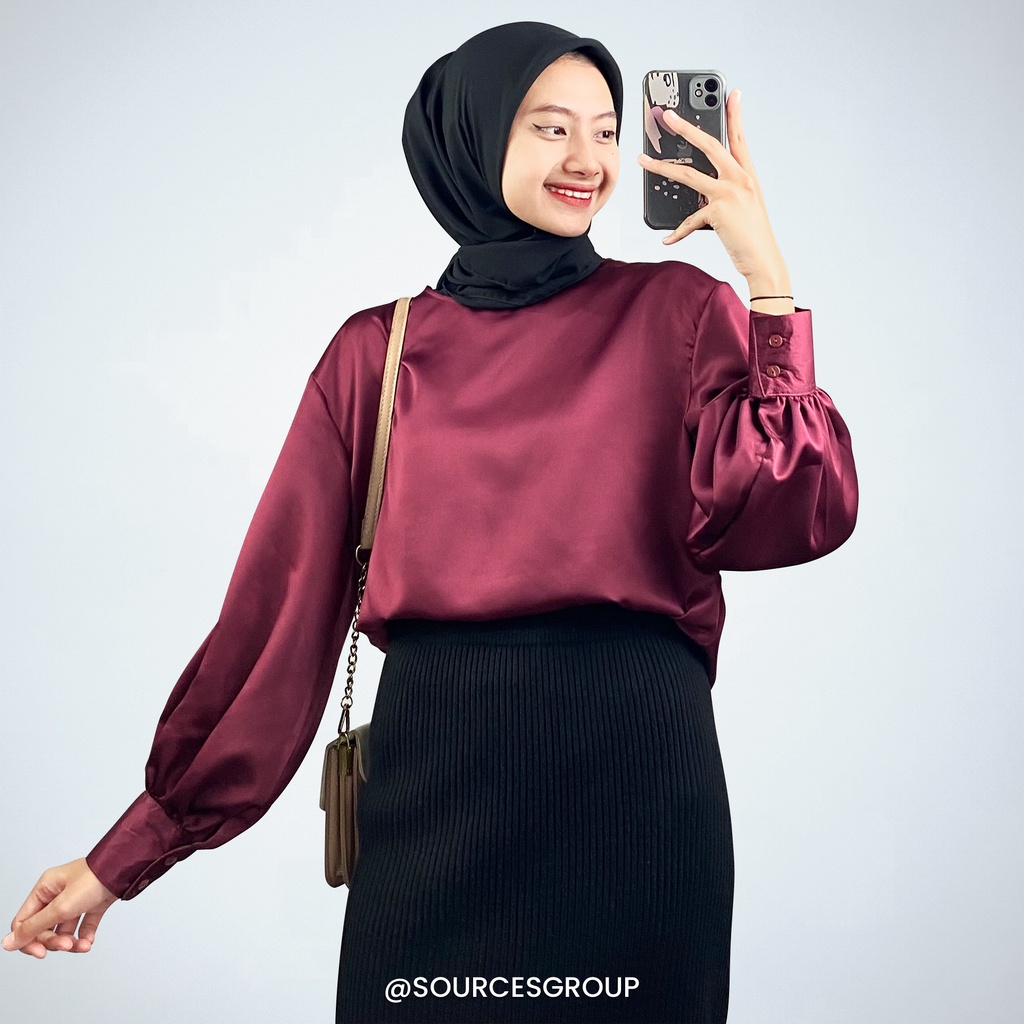 Nazila Satin Blouse