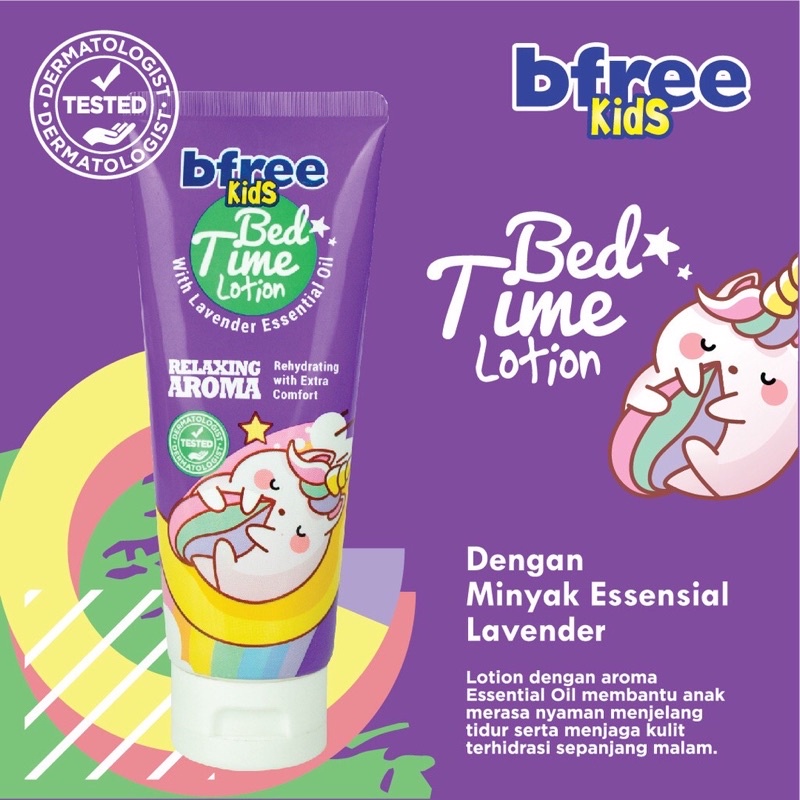 BFREE LOTION KIDS 100 ML DAILY MILD GENTLE SUNSCREEN BED