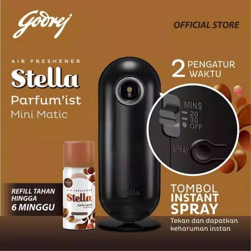 Stella mini matic parfum'ist (COFFE LATEE )