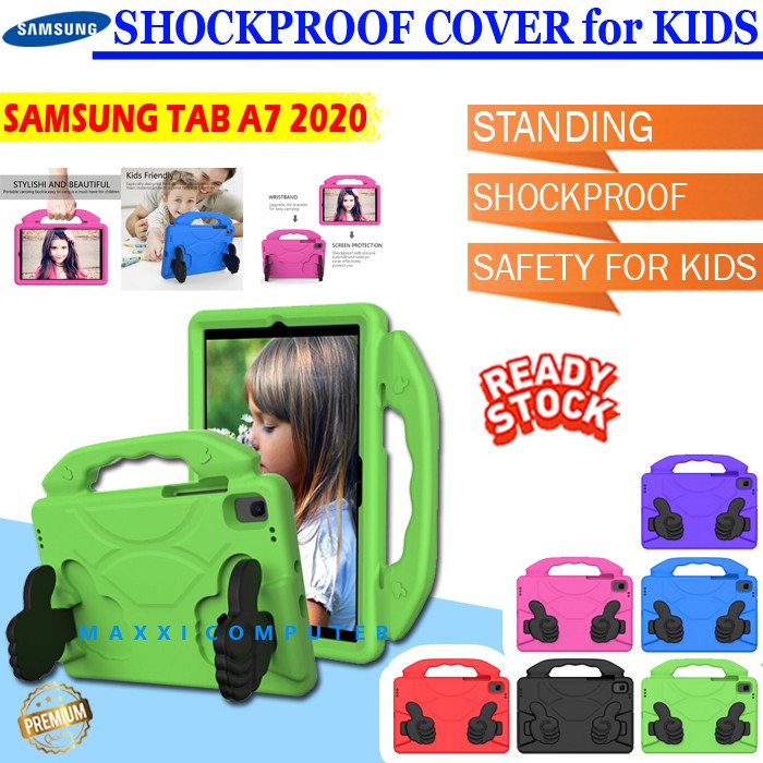 Samsung Galaxy Tab A7 2020 T505 Armor Kid Case Casing Cover Kesing Silikon Sarung Anak Kids Kecil