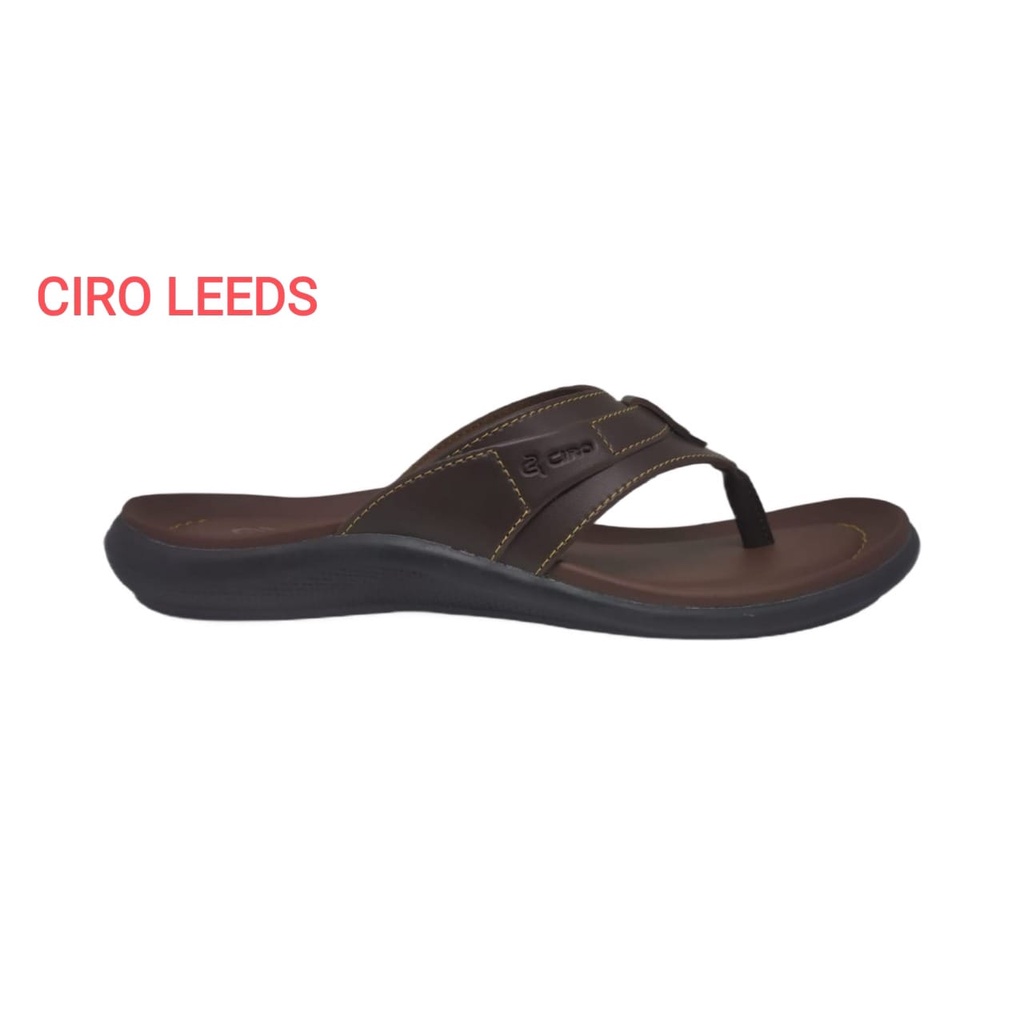 SANDAL CIRO LEEDS-KUALITAS MATAHARI-KULIT ASLI-100% PRODUK INDONESIA-PROMO