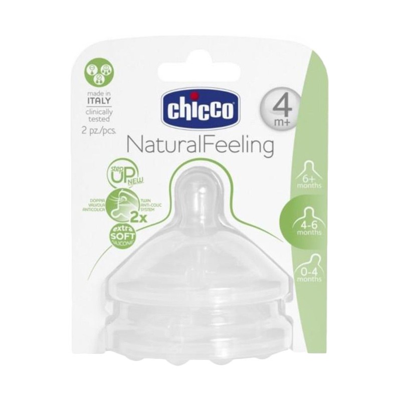 CHICCO P1181035 STEPUP TEAT ADJ FLOW 4M+ / NIPPLE