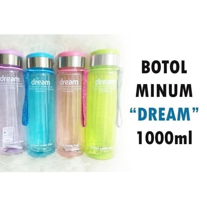 BELLA - BOTOL MINUM DREAM SPORTY 1 LT LITER 1000ML BPA FREE SOUVENIR KADO