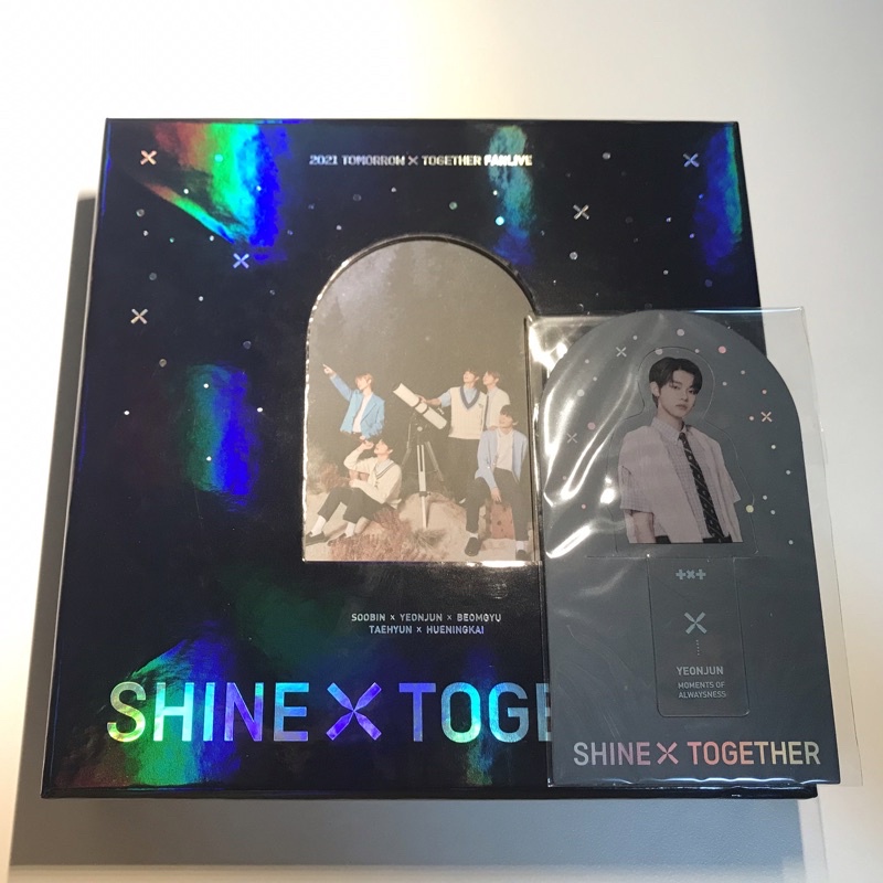 TXT Shine X Together Fanlive DVD Yeonjun Clear Bookmark