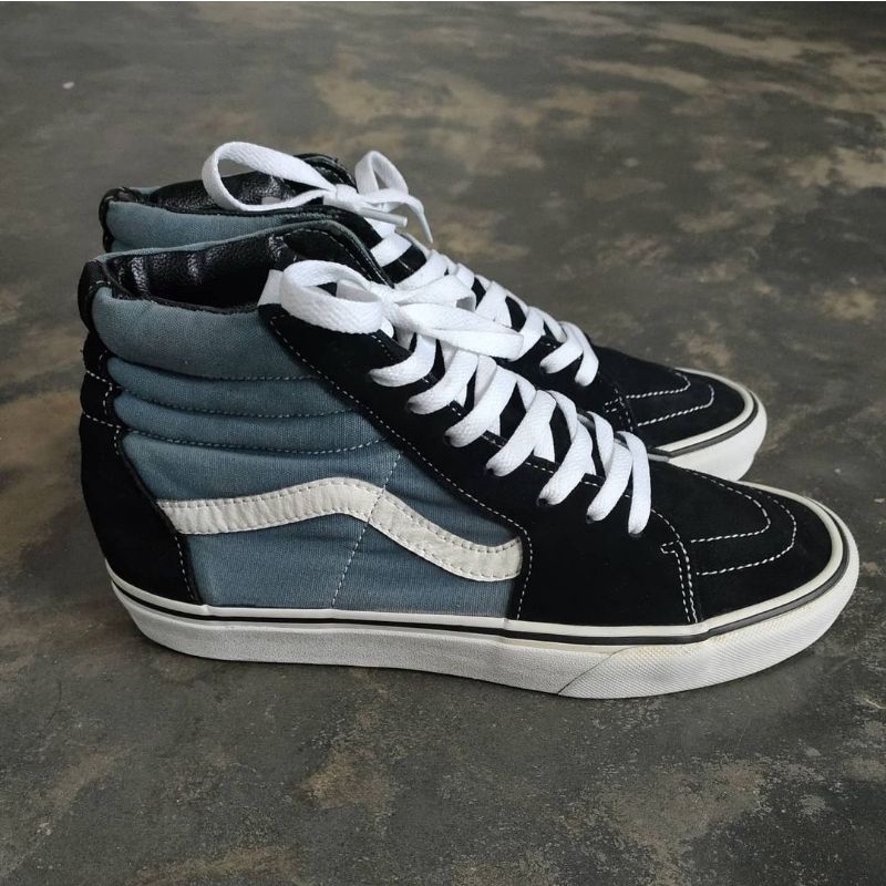 VANS Sk8-Hi Navy SIZE 9/42/27CM SECOND