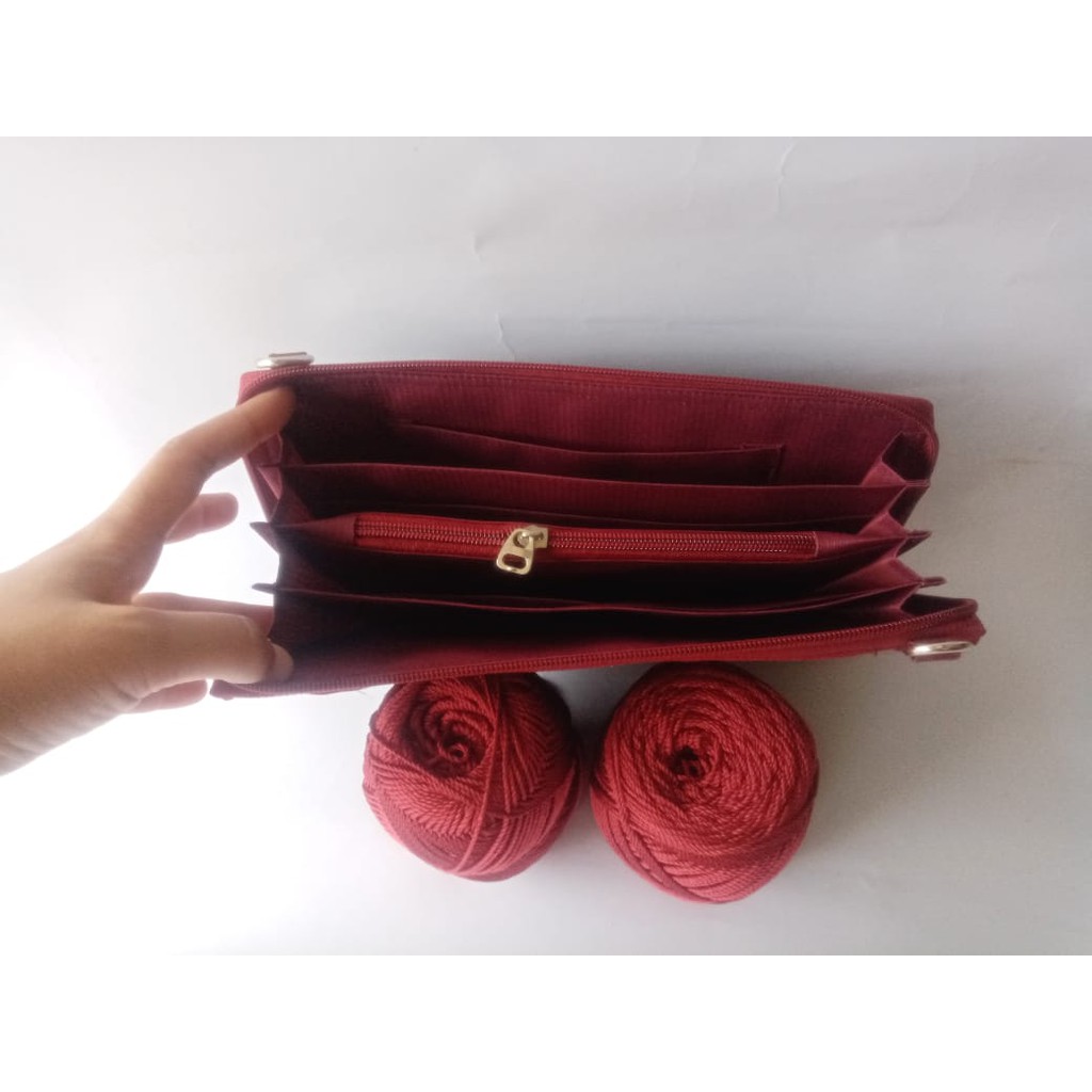 Paket Inner WHPO Rajut 25 x 15 cm + Benang Polyester