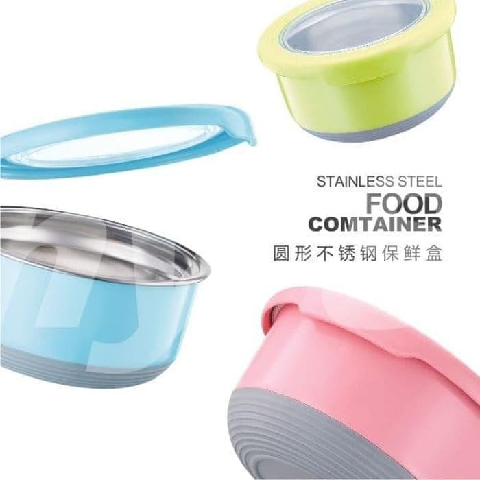 TEDEMEI 6857 LUNCHBOX STAINLESS STEEK ANTI TUMPAH KOTAK MAKAN / TEMPAT BEKAL ANAK MURAH