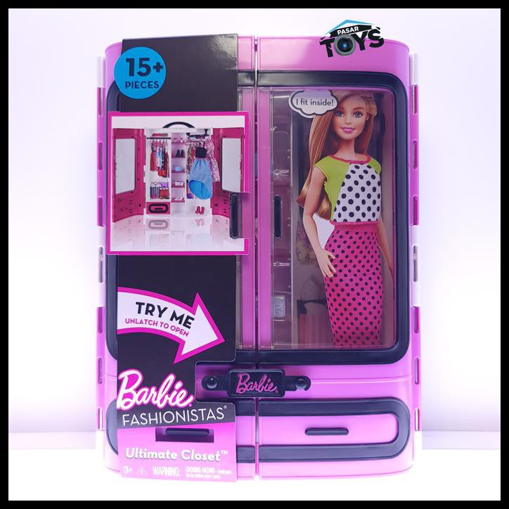 Jual Barbie Fashionistas Ultimate Closet Lemari Baju - Purple | Shopee ...