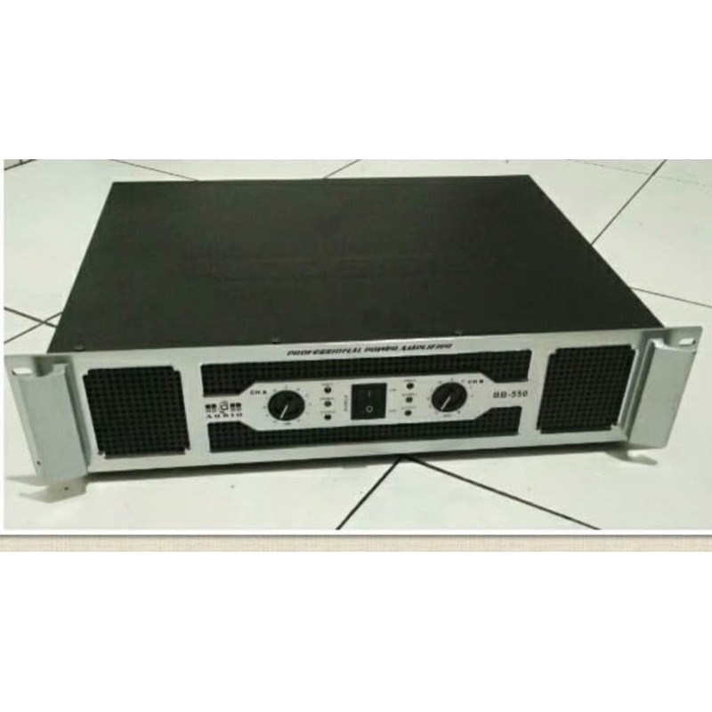 POWER BOB BB 550 Original BB550 amplifier 2 channel 2 x 400 watt class H terbaik