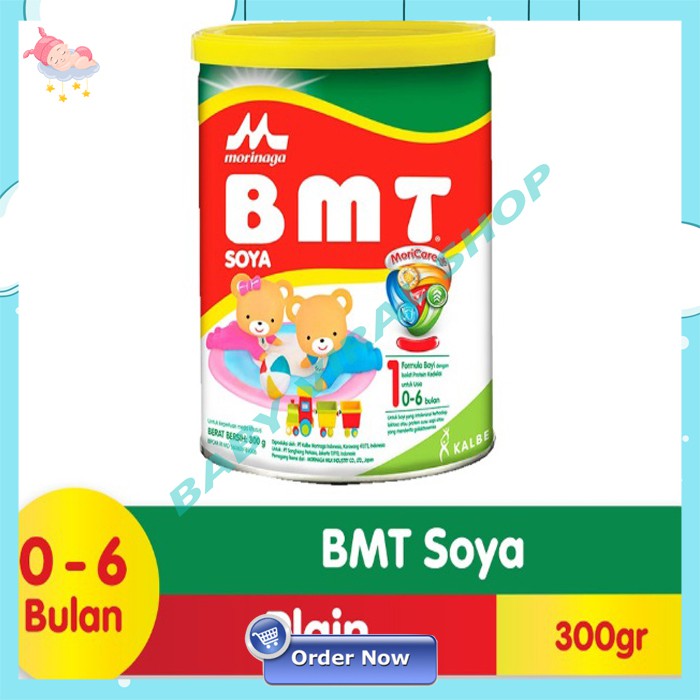 Morinaga BMT Soya 300gr BMT soya 0-6 bulan BMT Soya Kedelai NS 41