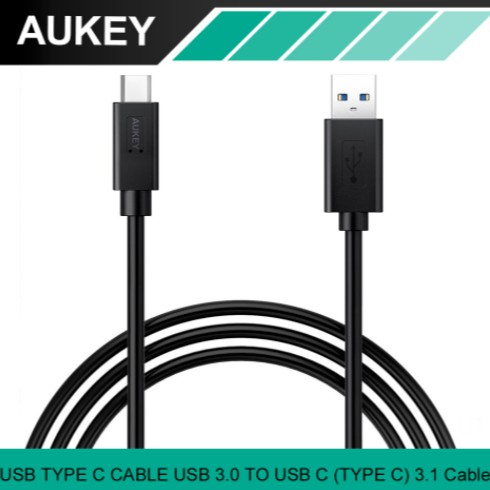 AUKEY NILON CABLE 3.0 TYPE C / KABEL DATA ORIGINAL BERGARANSI