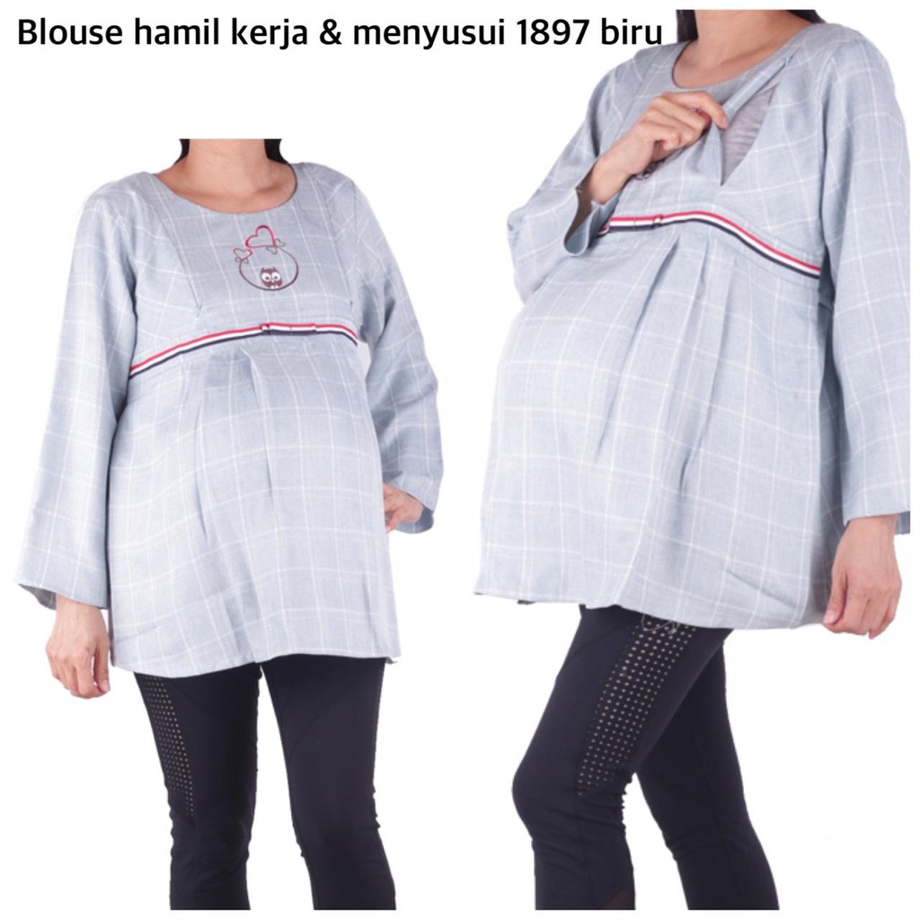 Blouse hamil menyusui 1897 bajuhamil baju hamil