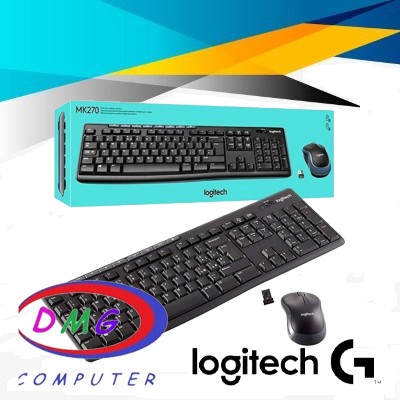 Logitech Wireless Keyboard Mouse MK270r - Keyboard + Mouse MK 270r